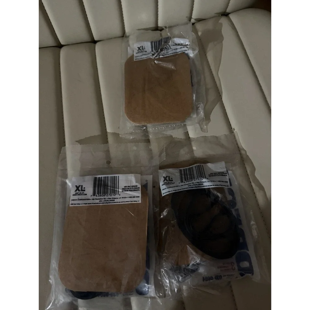2 Packs of 3 + 1Genuine Oreck Belts For All Upright Vacuum Cleaners #0300604 NIP